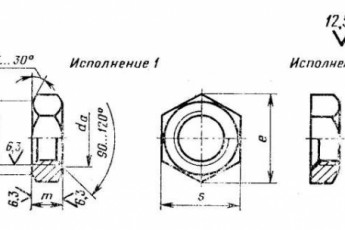 Гайка ГОСТ 15522-70